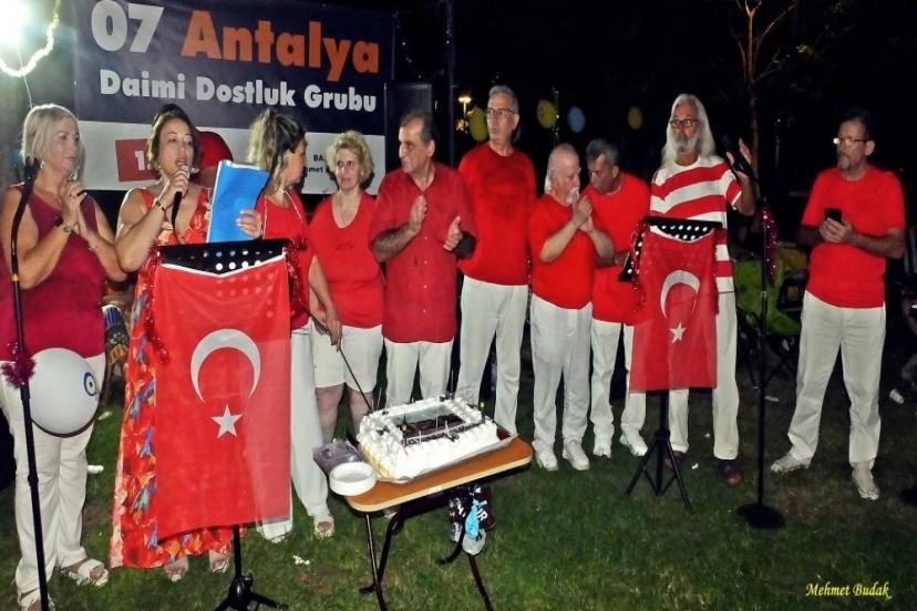 07 ANTALYA DAİMİ DOSTLUK DERNEĞİ KURULUŞ GÜNÜNÜ COŞKUYLA KUTLADI