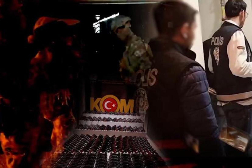 41 İLDE SİLAH VE MÜHİMAT KAÇAKÇILARINA OPERASYON: 135 GÖZALTI