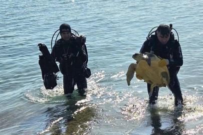 ANTALYA LARA’DA CARETTA CARETTA KURTARILDI