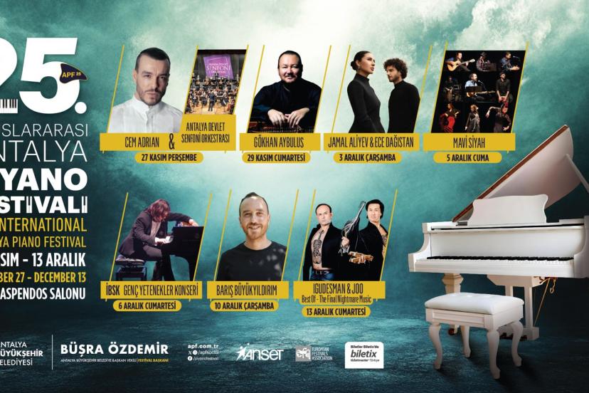 ANTALYA PİYANO FESTİVALİ 25. YIL COŞKUSU