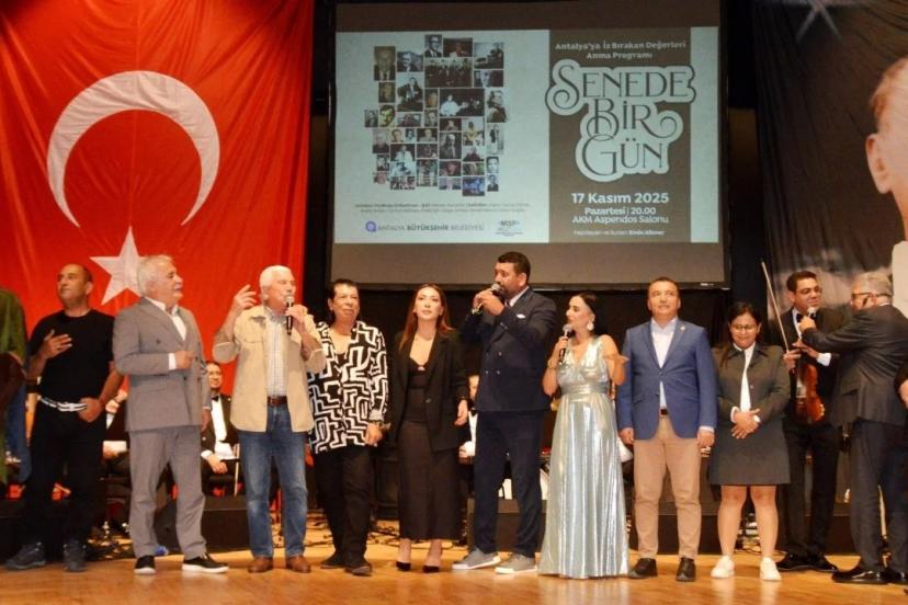 ANTALYA’DA İZ BIRAKAN SANATÇILAR ANILDI