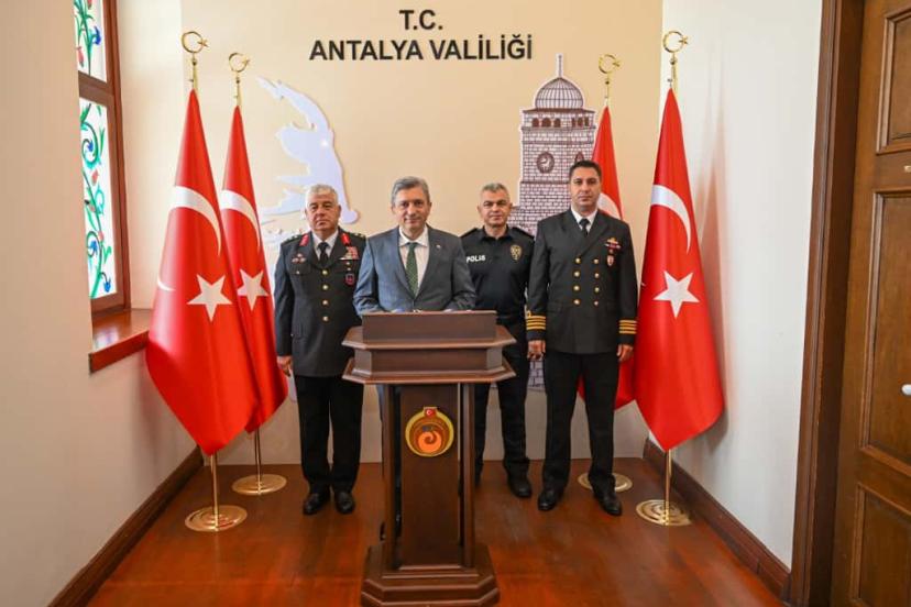 EKİM AYI ANTALYA GÜVENLİK RAPORU AÇIKLANDI