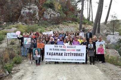 FİDANLAR KADINA ŞİDDETE DİKKAT İÇİN TOPRAKLA BULUŞTU