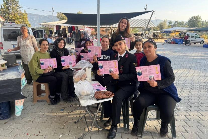 JANDARMA KADINA YÖNELİK ŞİDDETE KARŞI FARKINDALIK OLUŞTURUYOR