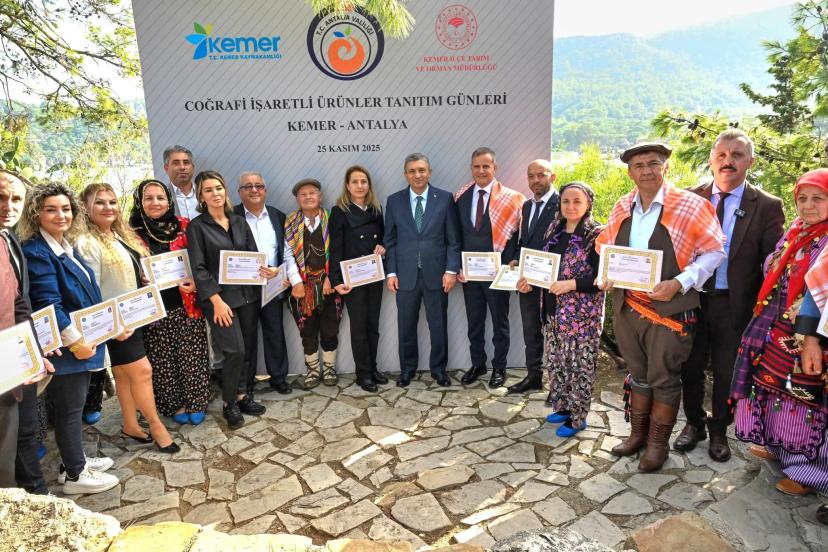 KEMER’DE COĞRAFİ İŞARET SEFERBERLİĞİ TANITIMI GERÇEKLEŞTİ