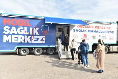 KEPEZ’İN MOBİL SAĞLIK MERKEZİ DURALİLER’DE ERKEN TEŞHİS İÇİN SAHADA