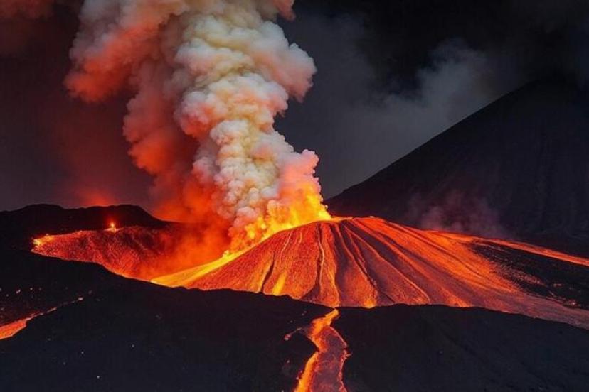 SAKURAJIMA YANARDAĞI PATLADI, KÜLLER 4,4 KM YÜKSELDİ
