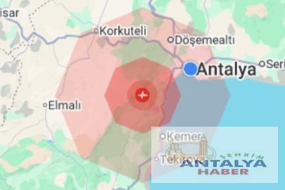 ANTALYA’DA GECE YARISI SARSINTI: KONYAALTI MERKEZLİ DEPREM
