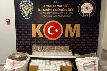 ANTALYA’DA KAÇAKÇILIK OPERASYONU