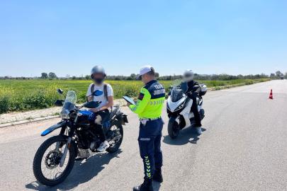 ANTALYA'DA ŞOK MOTOSİKLET DENETİMLERİ