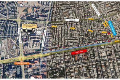 BÜYÜKŞEHİR’DEN 100. YIL BULVARI’NA ASFALT MÜDAHALESİ