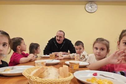 KÜÇÜKLERDEN KOTAN’A SICAK KARŞILAMA