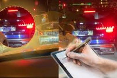 SAHTE PLAKAYA 46 BİN LİRA CEZA