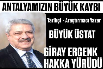GİRAY ERCENK’TEN ACI HABER