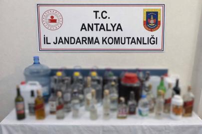 KEMER’DE KAÇAK ALKOL OPERASYONU