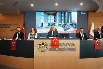 ALANYA MECLİSİNDE DEV PROJELER VE NET MESAJLAR