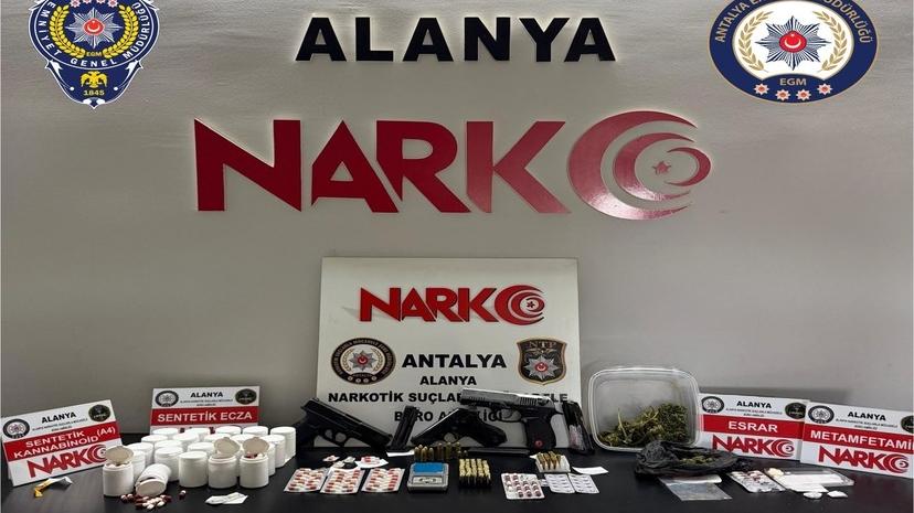 ALANYA’DA NARKOTİK OPERASYONU
