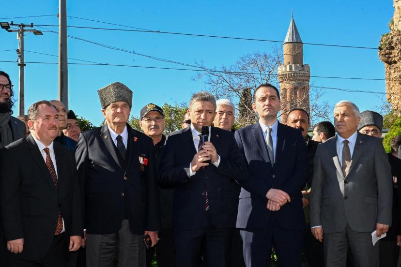 ANTALYA’NIN İLK SİVİL ŞEHİDİ MUSTAFA HAŞMET ANILDI