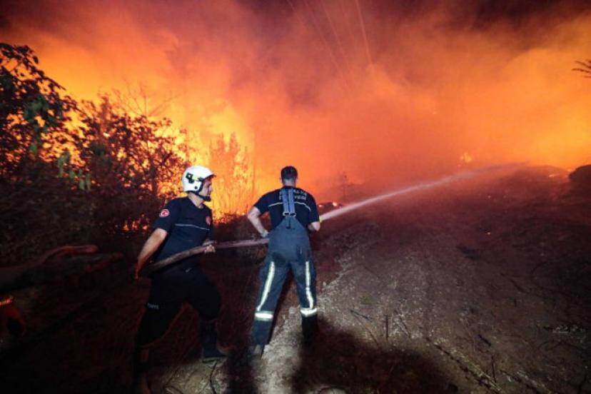ANTALYA BÜYÜKŞEHİR İTFAİYESİNDEN HIZLI MÜDAHALE