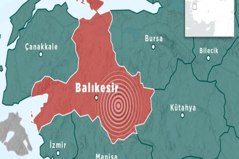 BALIKESİR'DE BİR DEPREM DAHA MEYDANA GELDİ