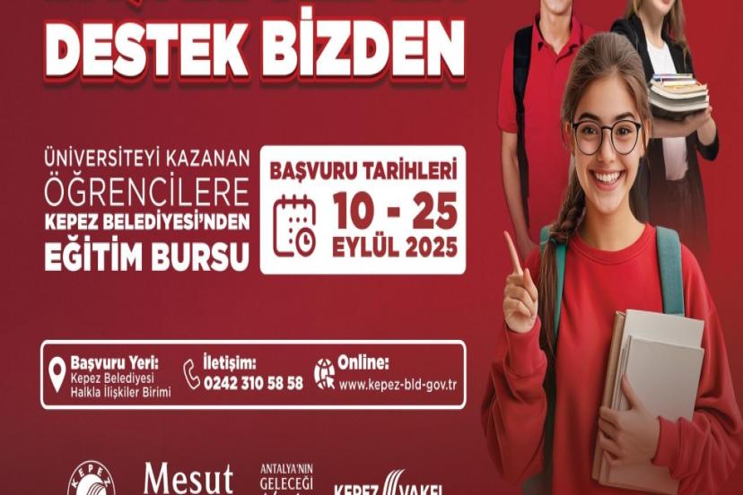 “BAŞARI SİZDEN, DESTEK KEPEZ’DEN”