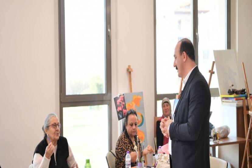 BAŞKAN KOTAN EĞİTİM MERKEZLERİNİ İNCELEDİ