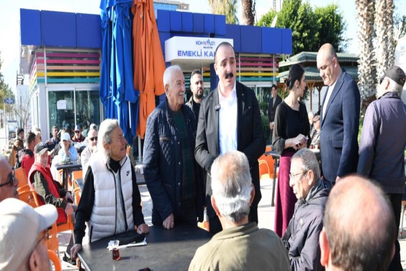 BAŞKAN KOTAN EMEKLİ VATANDAŞLARLA BULUŞTU