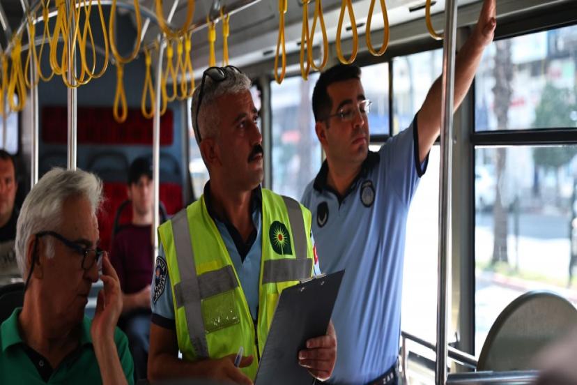 BÜYÜKŞEHİR'DEN OTOBÜS VE TAKSİLERE SIKI DENETİM