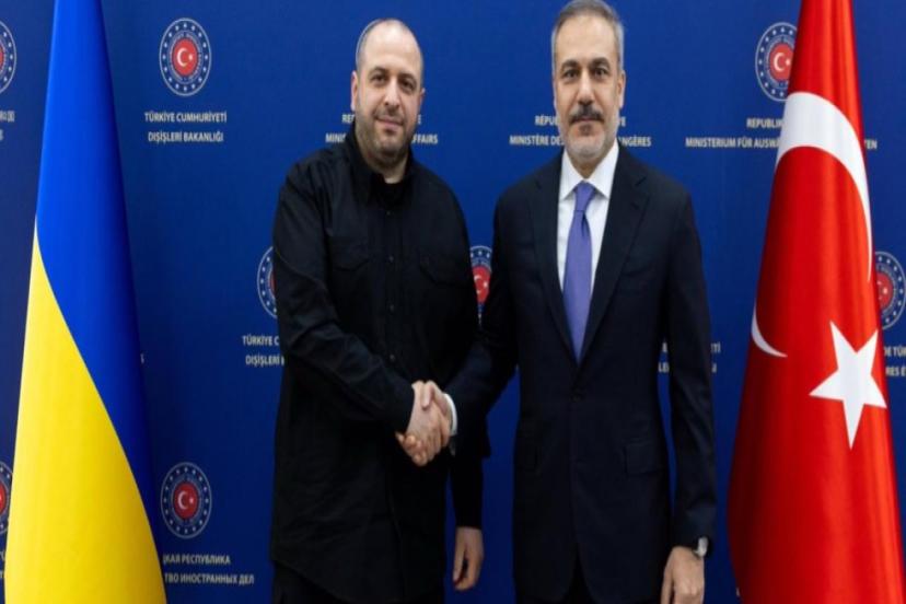 DIŞİŞLERİ BAKANI FİDAN, RÜSTEM UMEROV İLE GÖRÜŞTÜ