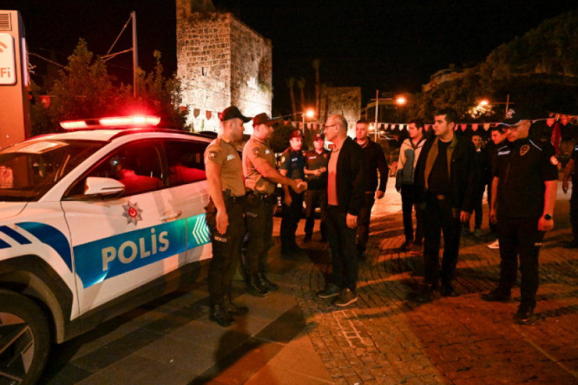 EMNİYET MÜDÜRÜ ZAİMOĞLU SAHA DENETİMLERİNİ SÜRDÜRÜYOR