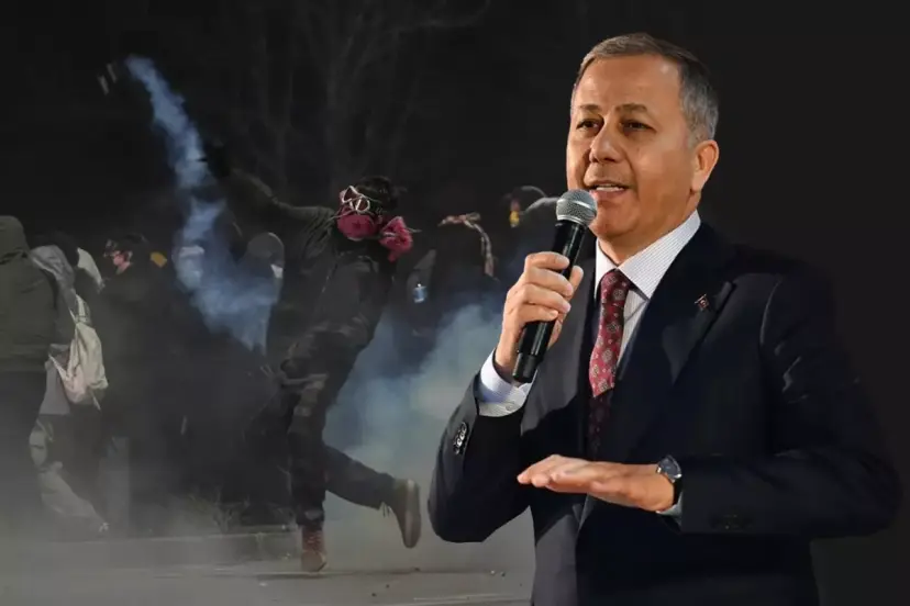 GÖSTERİLERDE BİN 418 ŞÜPHELİ GÖZALTINA ALINDI