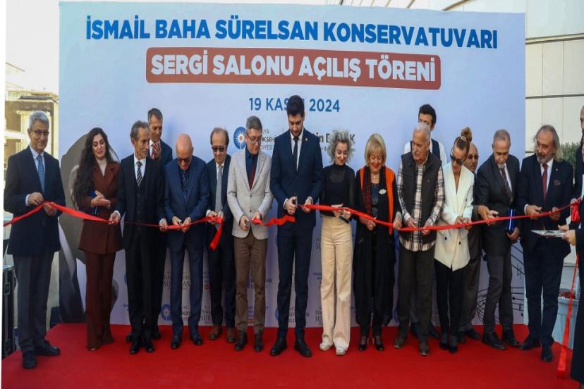 İSMAİL BAHA SÜRELSAN  SERGİ SALONU TÖRENLE AÇILDI 