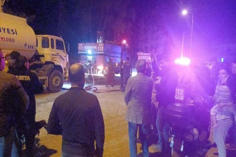 KEMER'DE ORMAN YANGINI 