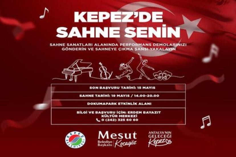 KEPEZ’DE 19 MAYIS’A ÖZEL MÜZİK, SANAT VE SPOR ŞÖLENİ
