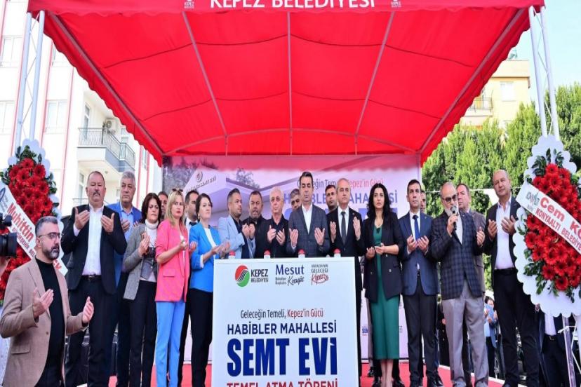 KEPEZ'DE 2.TEMEL TÖRENLE ATILDI