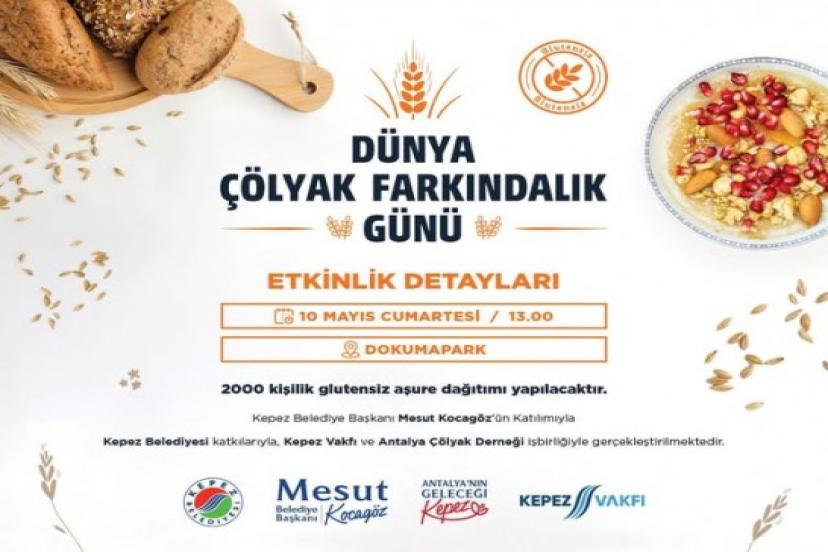 KEPEZ’DE DÜNYA ÇÖLYAK GÜNÜ’NDE GLUTENSİZ FARKINDALIK ETKİNLİĞİ