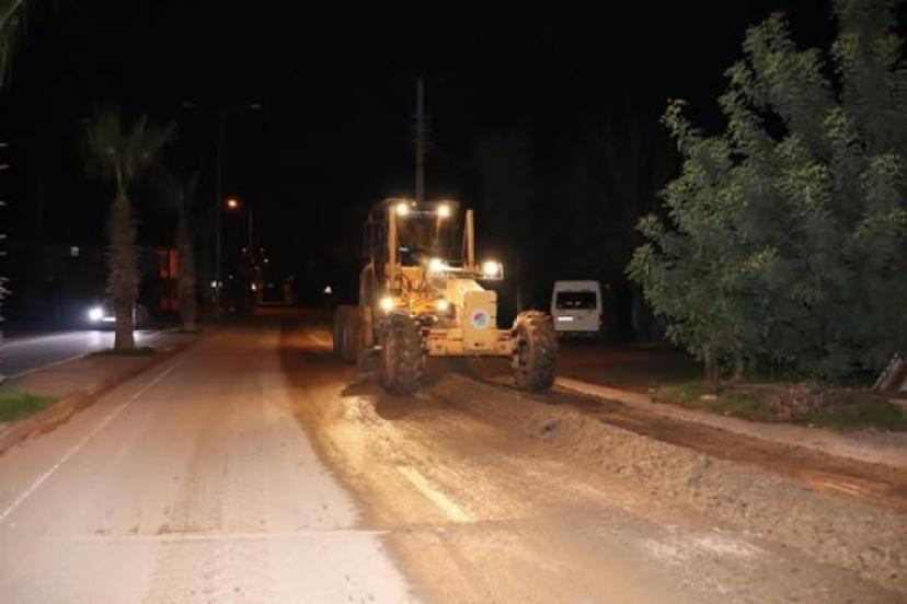 KEPEZ GECE DE ÇALIŞIYOR..!