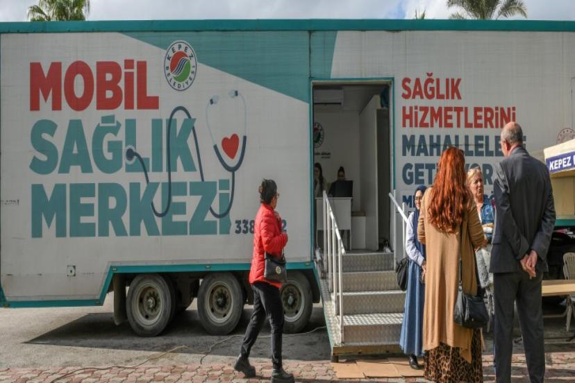 KEPEZ’İN SAĞLIK TIRI KANSER TARAMASI İÇİN KEMER’DE
