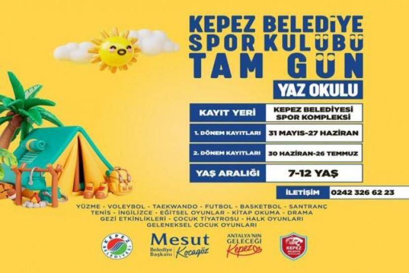 KEPEZ YAZ OKULU BAŞLIYOR: EĞLENCE VE EĞİTİM BİR ARADA 