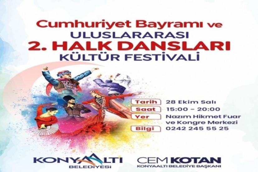 KONYAALTI’NDA CUMHURİYET BAYRAMI HALK DANSLARIYLA KUTLANACAK