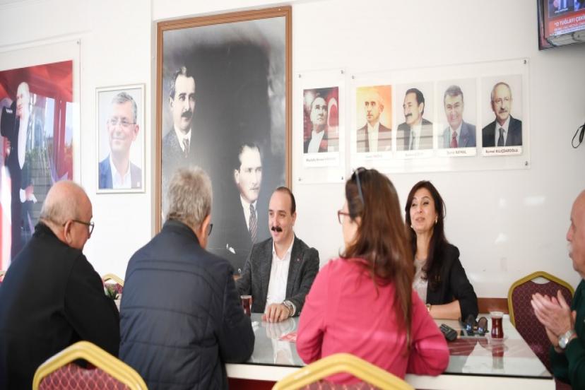 KOTAN’DAN CHP İLÇE ÖRGÜTÜNE ZİYARET