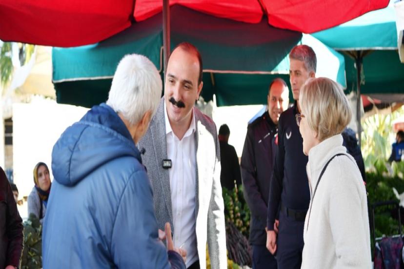  KOTAN PAZAR YERİ ZİYARETLERİNE DEVAM EDİYOR