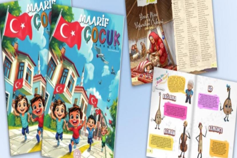 MEB'İN "MAARİF ÇOCUK" DERGİSİ YAYIMLANDI