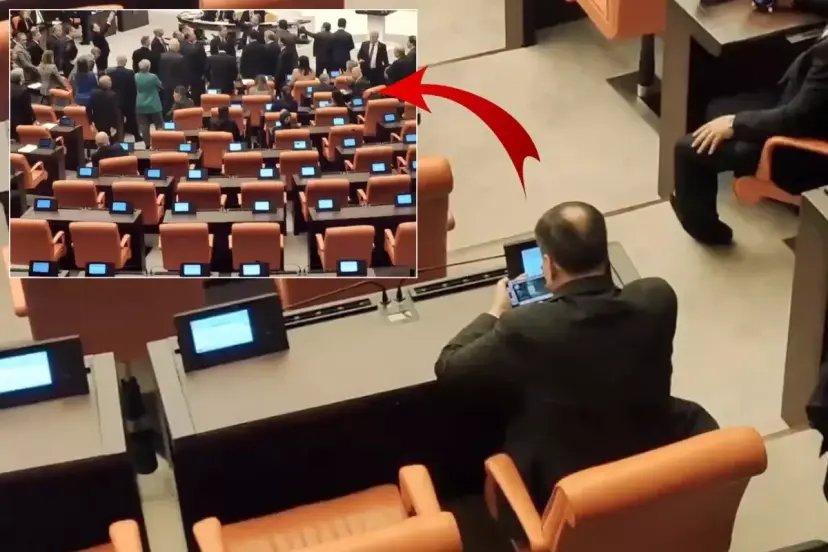 MECLİS'TE KIYAMET KOPARKEN BATAK OYNAYAN VEKİLİN RAHATLIĞI PES DEDİRTTİ