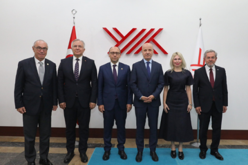 REKTÖR ÖZKAN’DAN YÖK BAŞKANI ÖZVAR’A ZİYARET