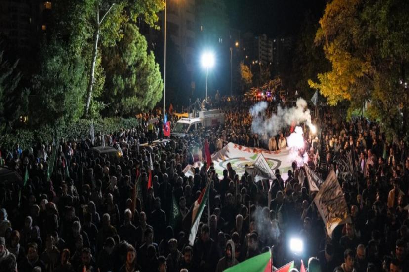 TÜM YURTTA HAYDUT İSRAİL'İN KÜRESEL KARARLILIK FİLOSU'NA SALDIRISINA TEPKİ YAĞDI