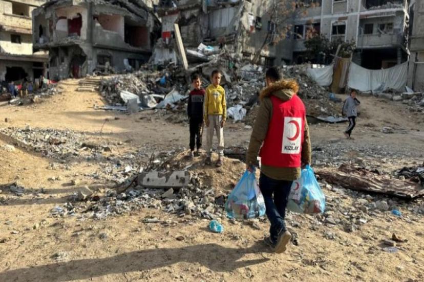 TÜRK KIZILAYDAN GAZZE'YE SAĞLIK DESTEĞİ