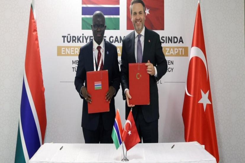 TÜRKİYE VE GAMBİYA'DAN ENERJİ ALANINDA İŞ BİRİLİĞİ