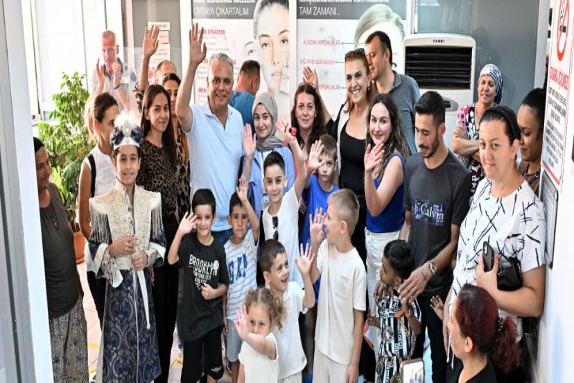 UYSAL’DAN SÜNNET ÇOCUKLARINA ZİYARET